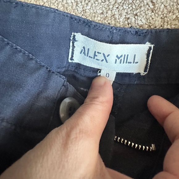 Navy Blue Size 0 Alex Mill Neil Pants - Picture 2 of 6